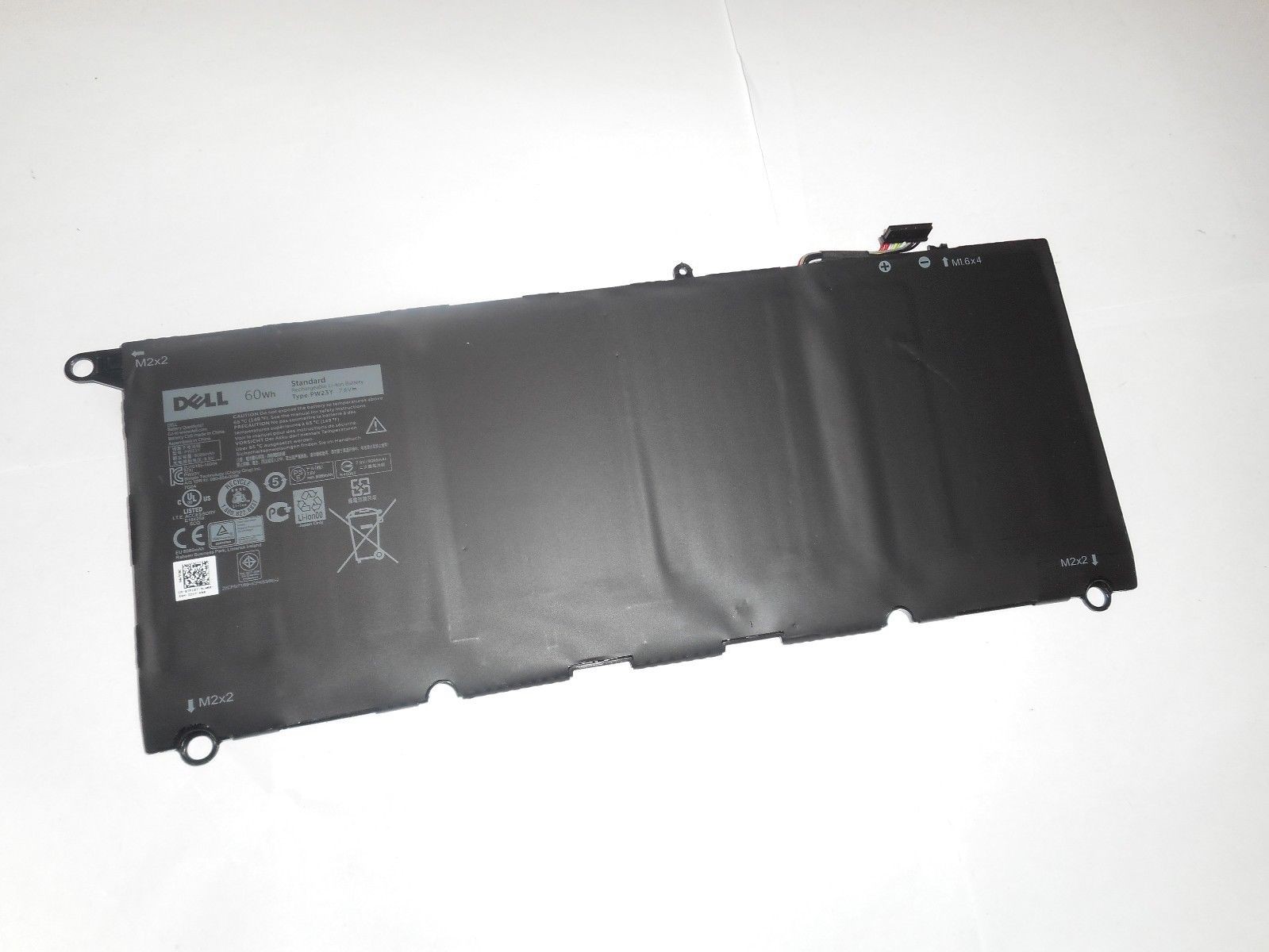 PW23Y 60Wh GENUINE DELL BATTERY XPS 13 9360 CHA01 0RNP72 0TP1GT RNP72 PW23Y