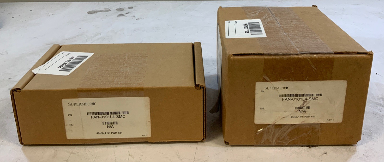 lot of 2 New Supermicro FAN-0101L4 40x56mm 4-pin Counter-Rotating Fan NS M1A
