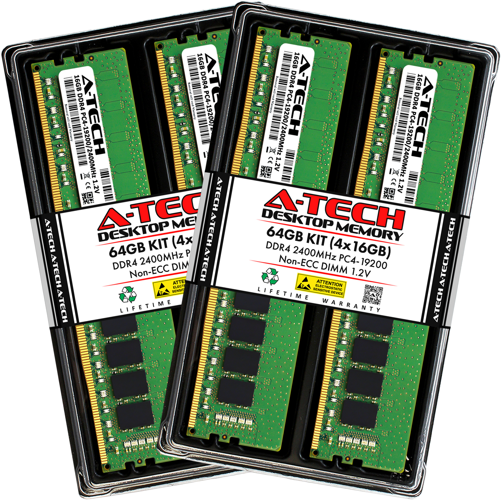 16GB DDR4 PC4-19200 DIMM (Replacement for Crucial BLS4K16G4D240FSE) Memory RAM