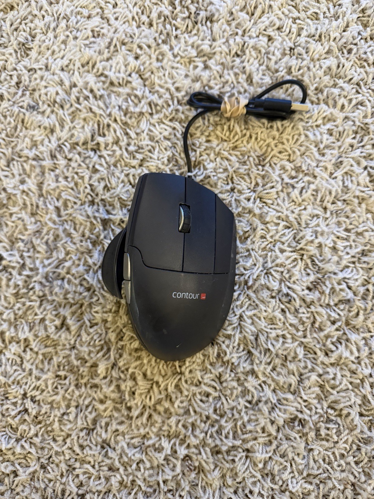 Contour Unimouse Wireless Ergonomic Mouse CDUMBK11001 Right Hand 35-70° Tested