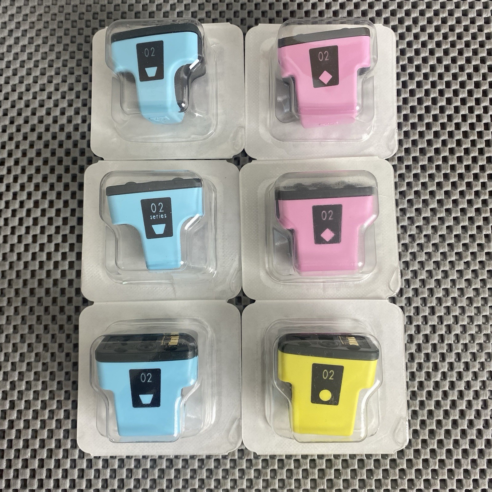 Genuine HP 02 Ink Cartridge Set of 6