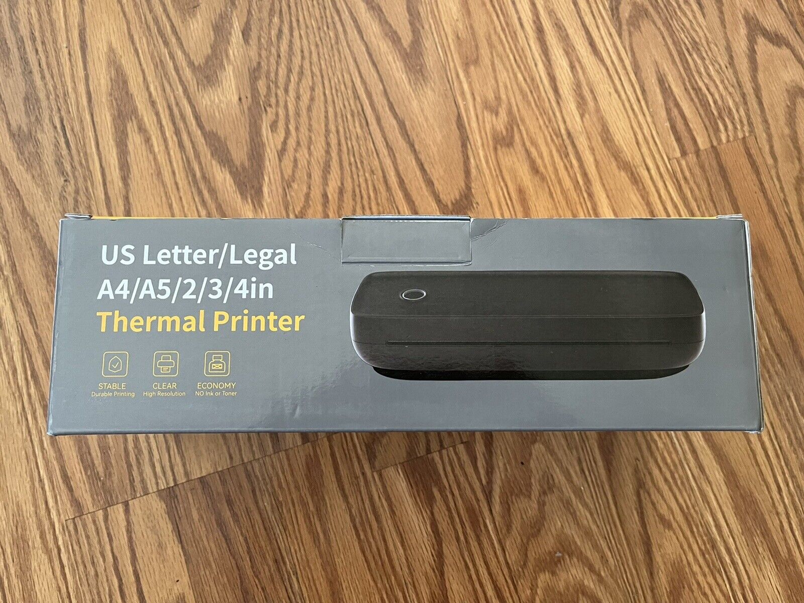 Aixiqee A80 Portable Wireless Bluetooth Thermal Printer, A4/A5/2/3/4in
