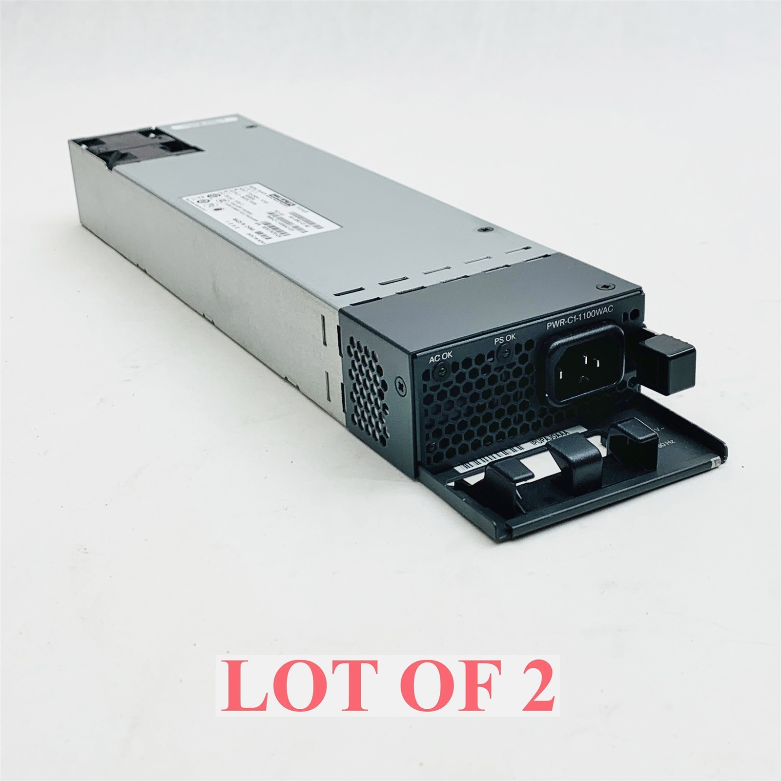Cisco PWR-C1-1100WAC 1100W Power Supply for Catalyst 3850 Series Switch Lot 2