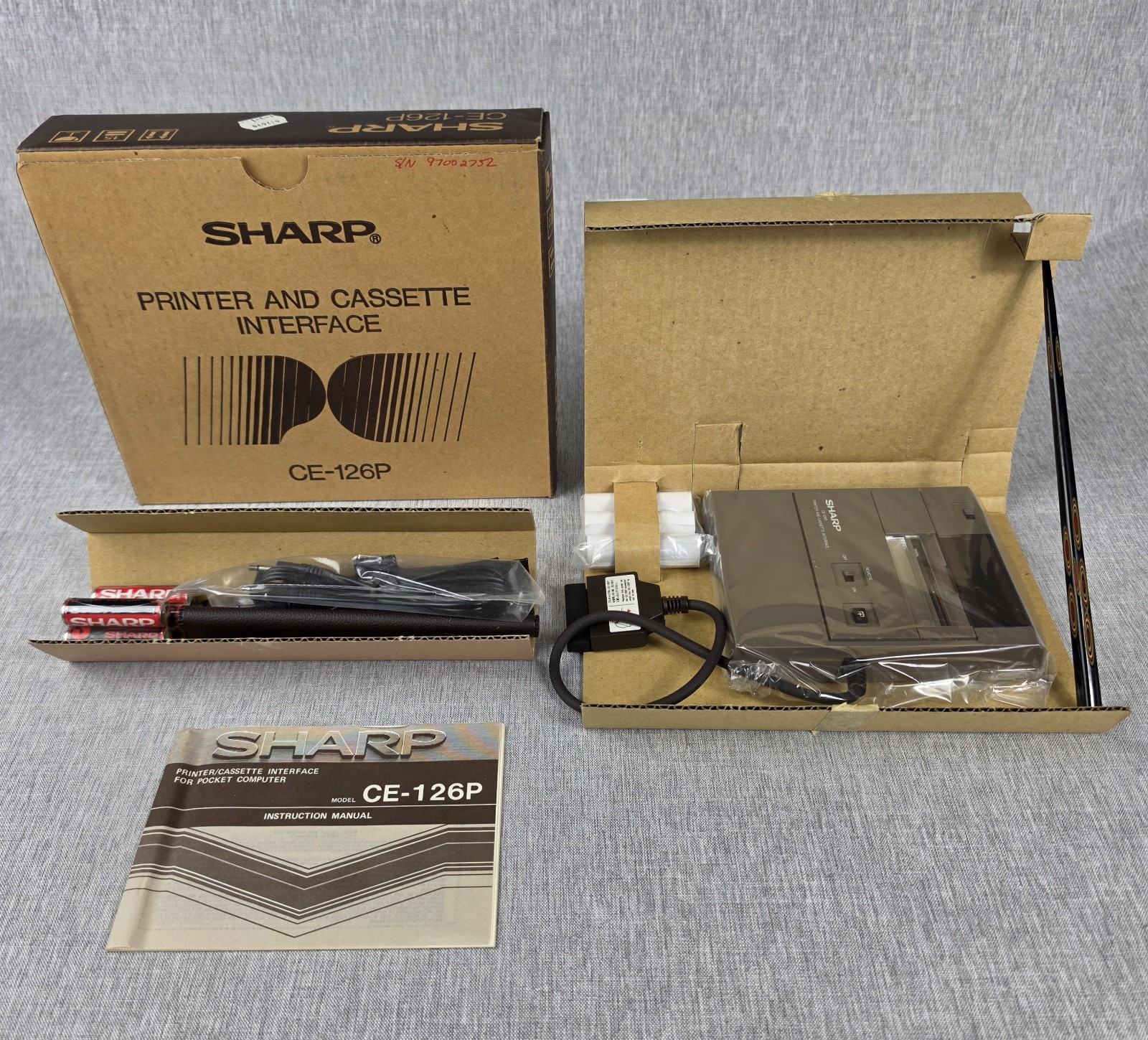 Sharp CE-126P Vintage Pocket Computer Printer/Cassette Interface New