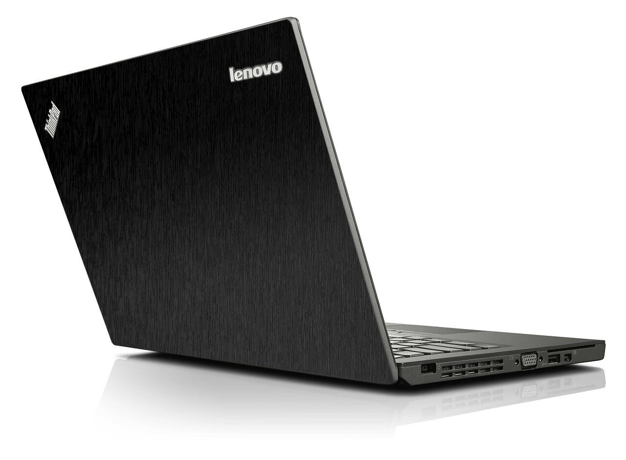 BLACK BRUSHED TEXTURED Vinyl Lid Skin Cover fit Lenovo ThinkPad X240 X250 Laptop