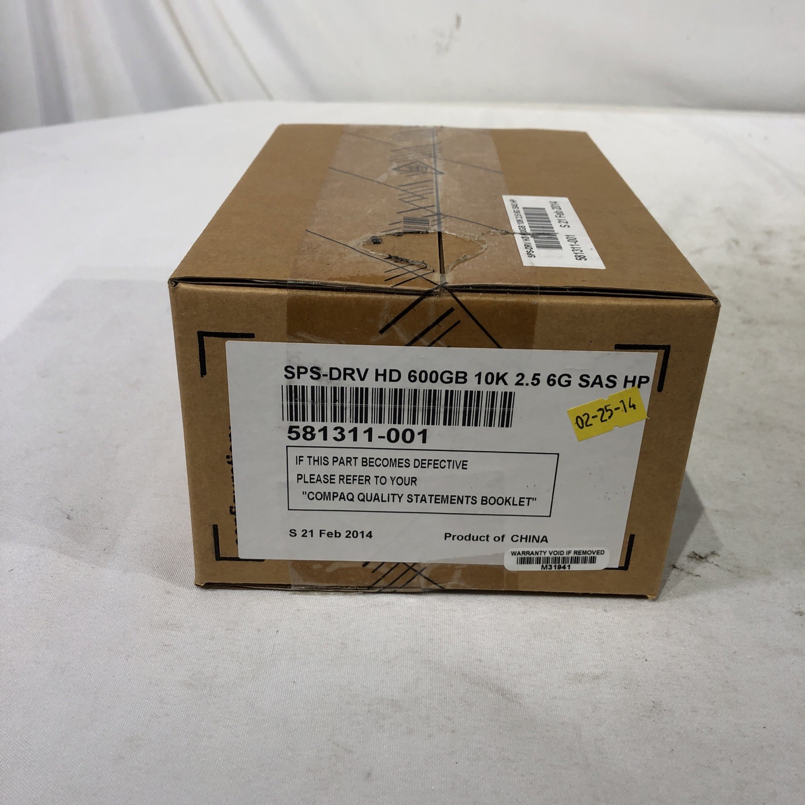 (NEW) HP SPS-DRV HD 600GB  10K 2.5 6G SAS HP~ Hard Drive