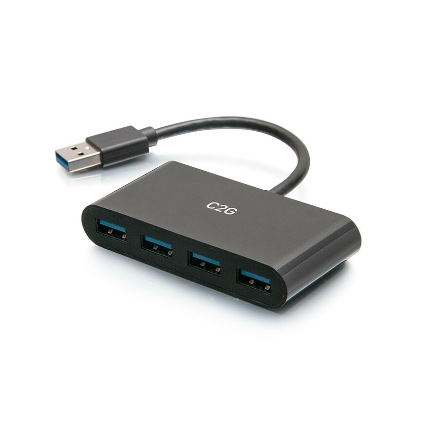 C2G C2G54461 4-Port USB Hub - USB 3.0 Hub - SuperSpeed USB - 5Gbps