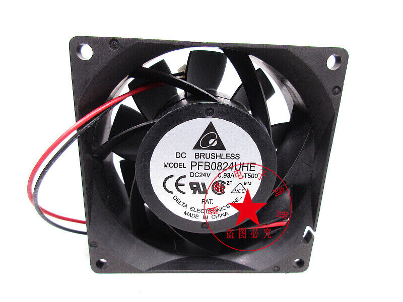 Qty:1pc high air volume inverter cooling fan PFB0824UHE 8038 8CM 24V 0.93A