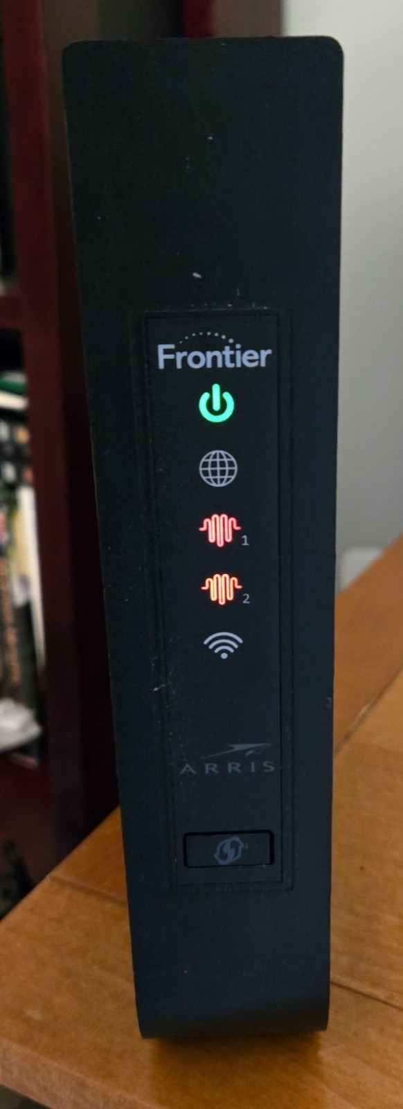 ARRIS NVG443B Frontier DSL Fiber WiFi Gateway Router Modem Dual Band w/ Power