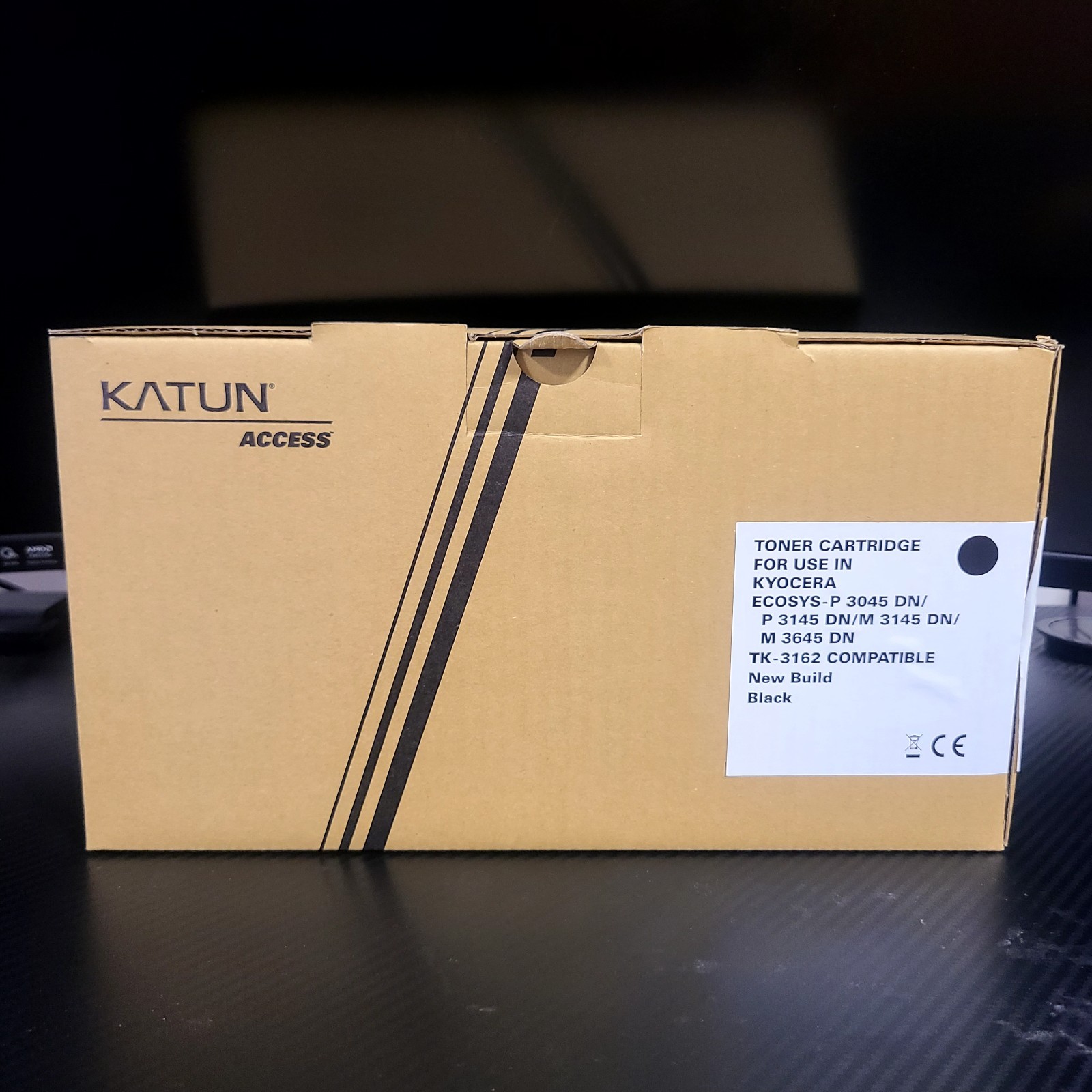 Katun Access black toner cartridge compatible with specific Kyocera TK 3162
