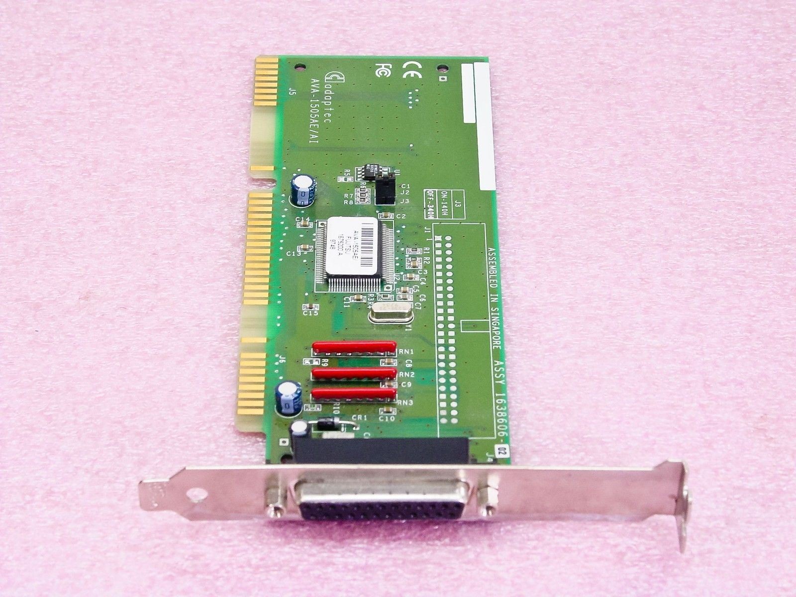 Adaptec AVA-1505AE/AI ISA 16-Bit SCSI Controller Card 1638606 DB25