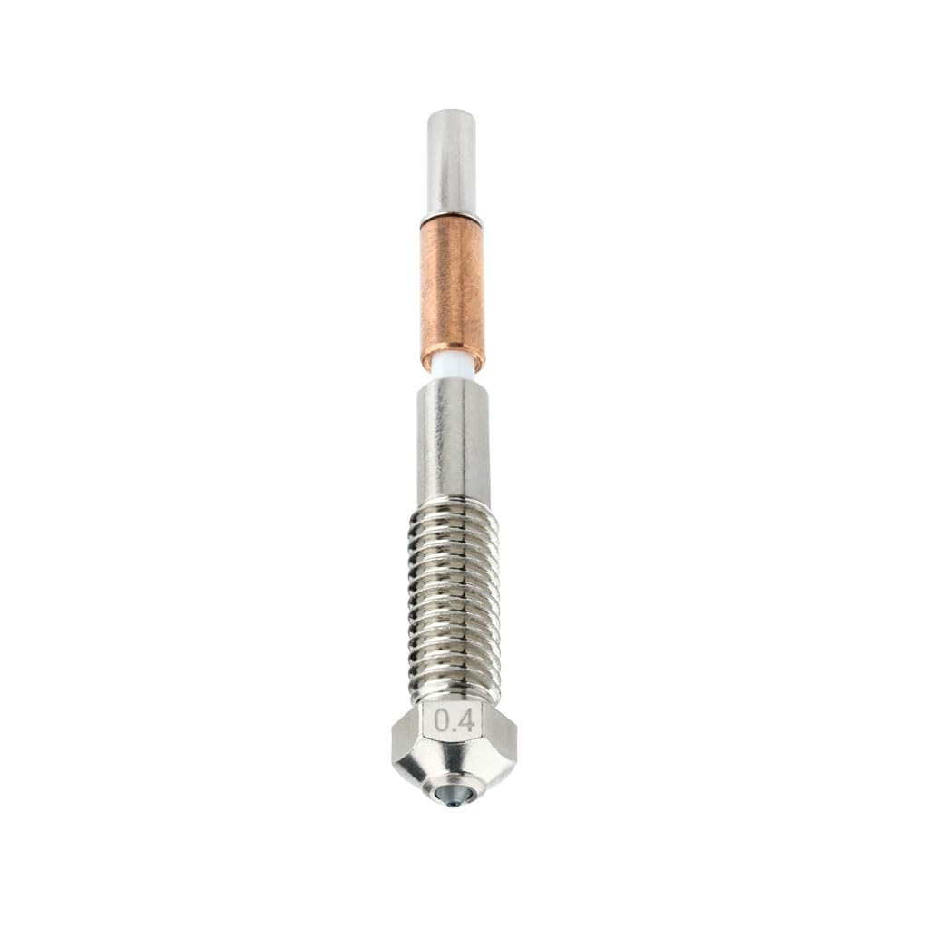 Bimetal Tungsten Carbide Nozzle 0.4Mm for QIDI plus 4 3D Printer, Less Brittle,