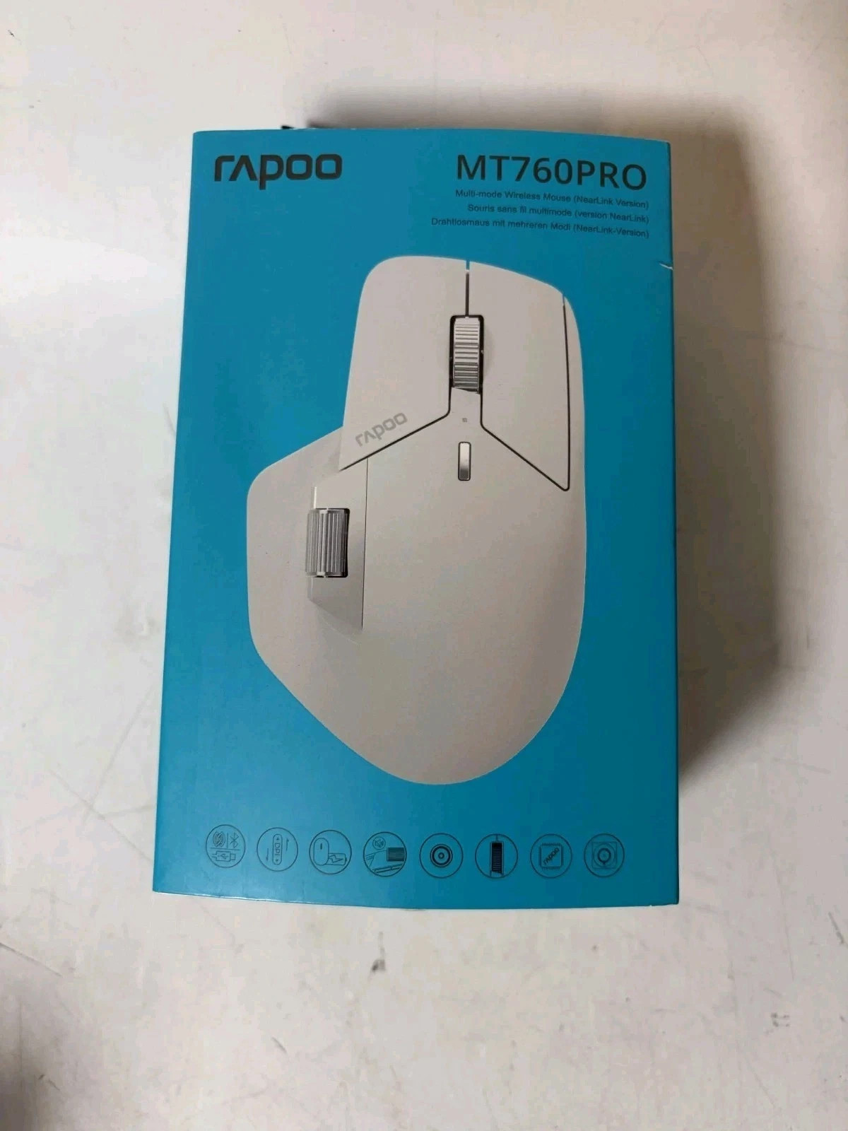 Rapoo MT760 Pro Wireless Mouse 12K DPI Bluetooth USB-C Multi Device