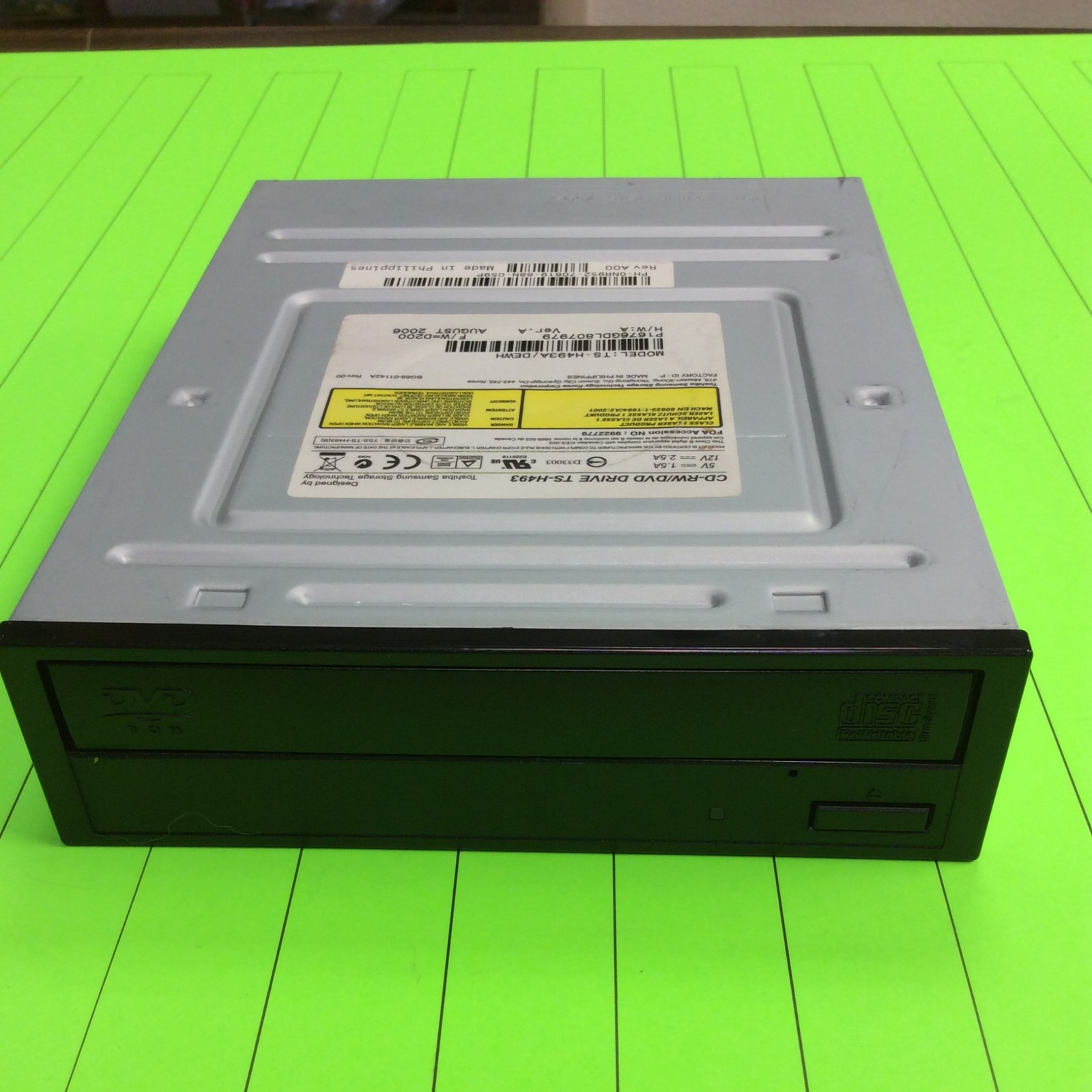 Toshiba Samsung TS-H493A PH-0NR952 Optical Disc Drive