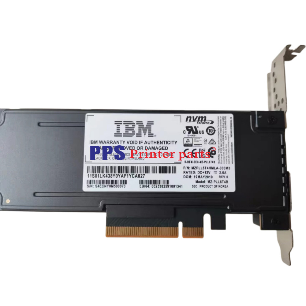6.4TB SSD Samsung PM1725B PCIE MZ-PLL6T4B MZPLL6T4HMLA-000M3 NVM Express IBM