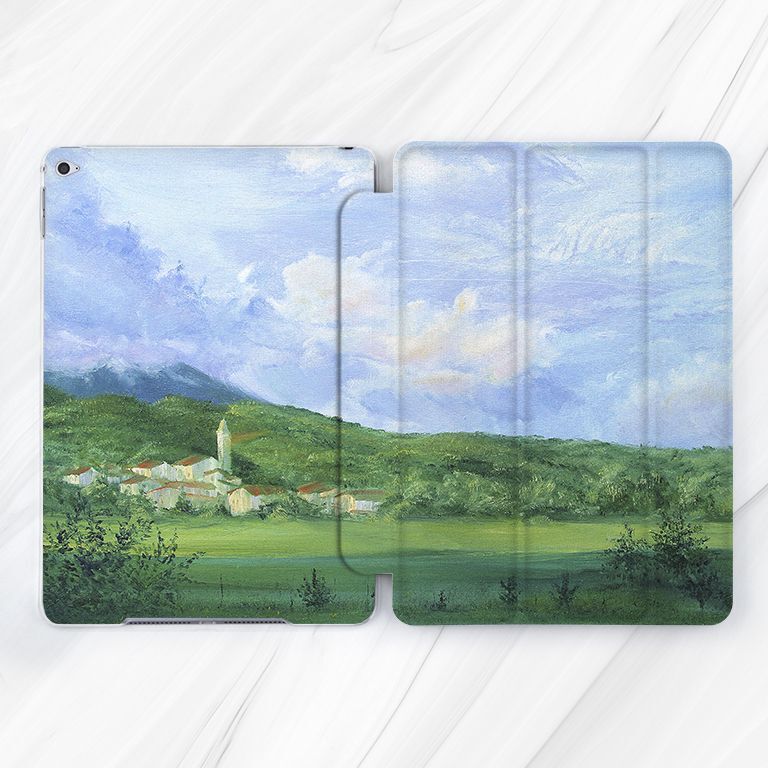 Nature Sky Landscape Painting Case For iPad 10.2 Pro 13 Air 13 11 10.9 Mini 7 6