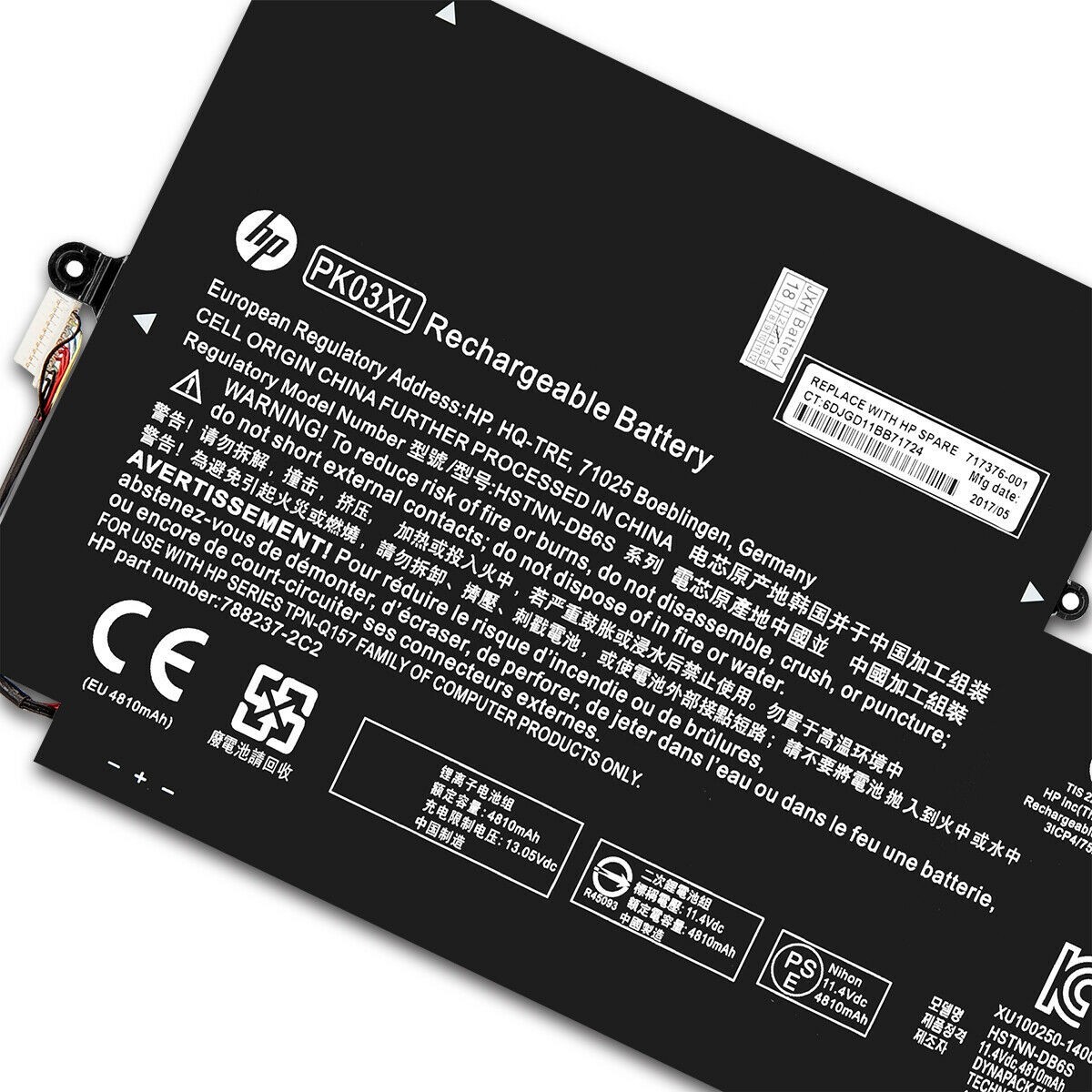 OEM NEW  HP PK03XL Battery HP Spectre X360 G1 G2 13-4101dx 13-4102dx 13-4103dx