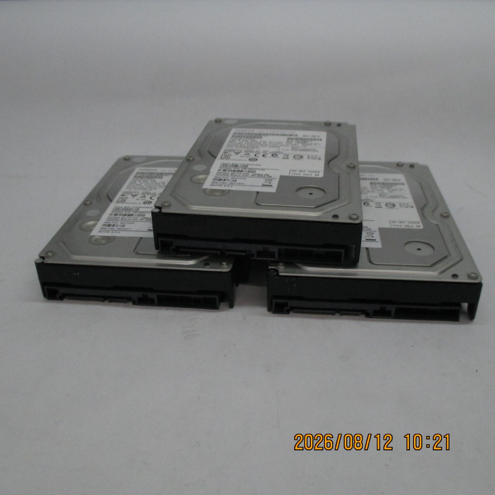 LOT-3 HITACHI HUA723030ALA640 OF14044 3TB 7200RPM SATA III 64MB HDD T5-E2