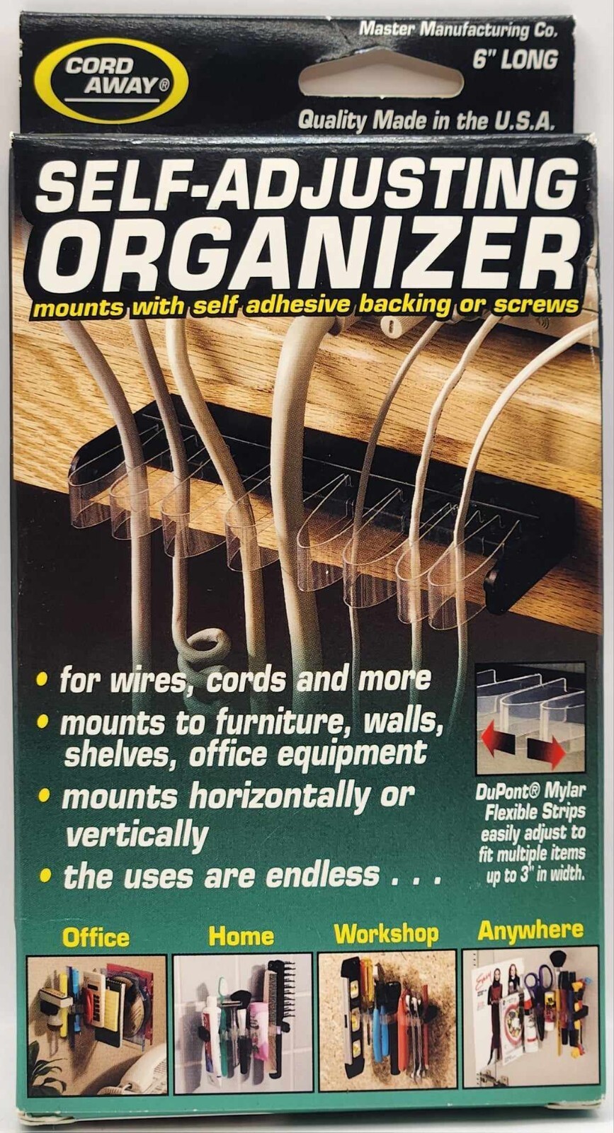 CordAway Self-Adjusting Cable Organizer (U8)