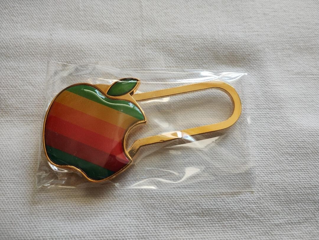 Rare UNUSED Apple computer key charm "Not for sale" 1990's F/S from Japan