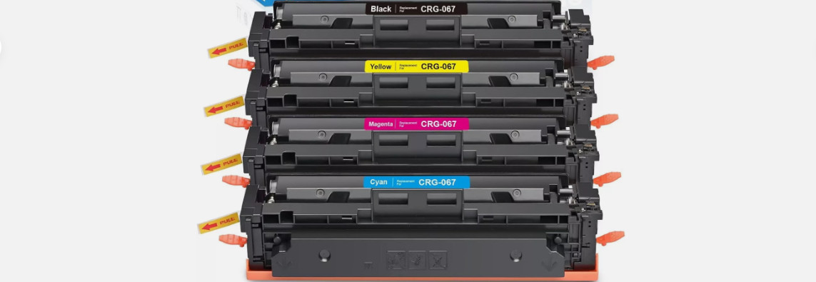 4 x High Yield Toner for Canon MF656cdw MF654cdw LBP632cdw 067 067H Color
