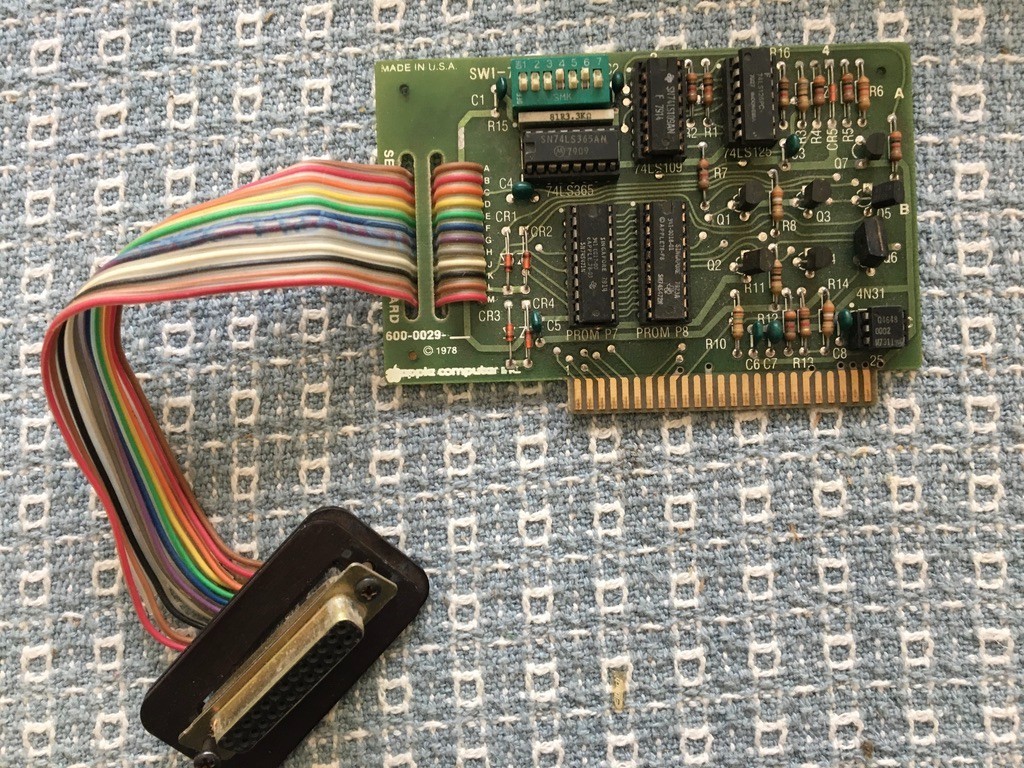 Apple Computer 600-0029 High Speed Interface Card For Apple II - Vintage 1978