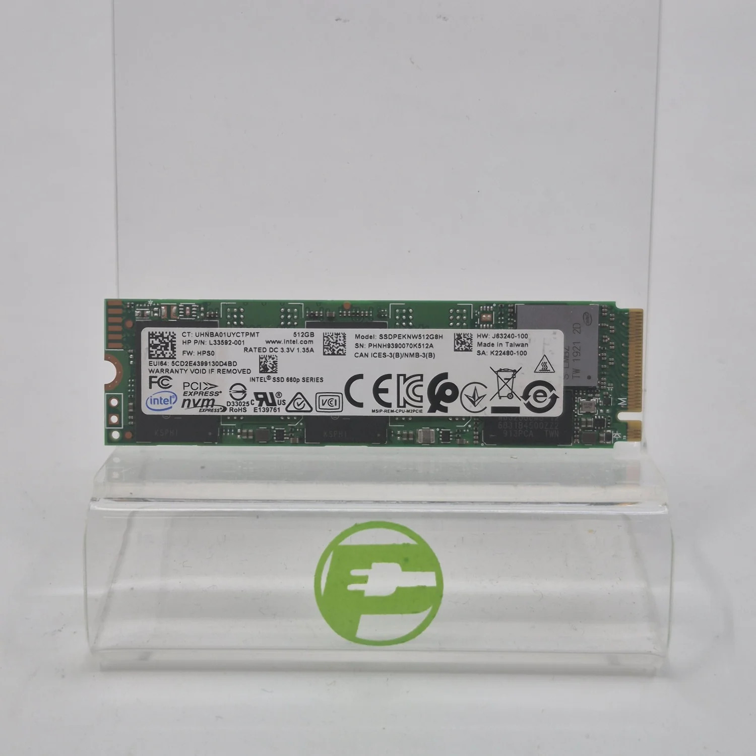 Intel 2280mm 660p Series 512GB M.2 NVMe Gen 4.0 x 4 SSD SSDPEKNW512G8H