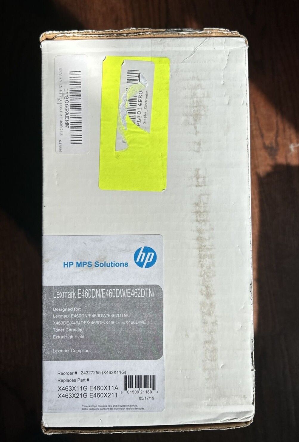 NEW SEALED HP MPS, Lexmark E460DN/ E460DW/ E462DTN