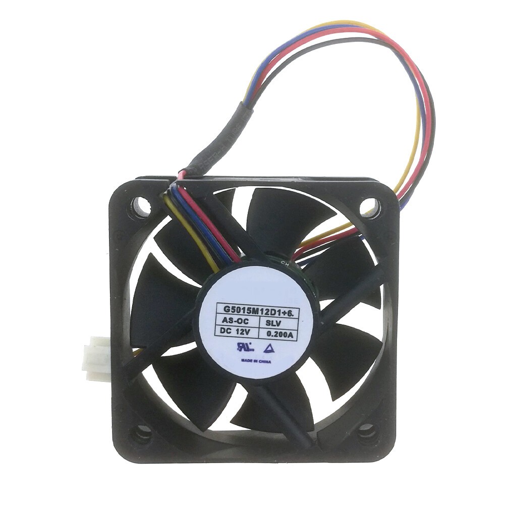 G5015M12D1+6 DC12V 0.2A 50x50x15mm 4pin PWM Cooling Fan for NONOISE