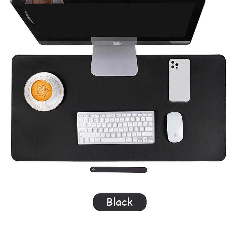 🖥️✨ Large PU Leather Desk Mat Protector – Waterproof Office Desk Pad | Non-Slip