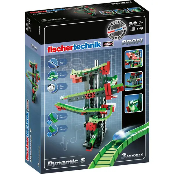 fischertechnik 536620 PROFI Dynamic S Marble Track 7 Years
