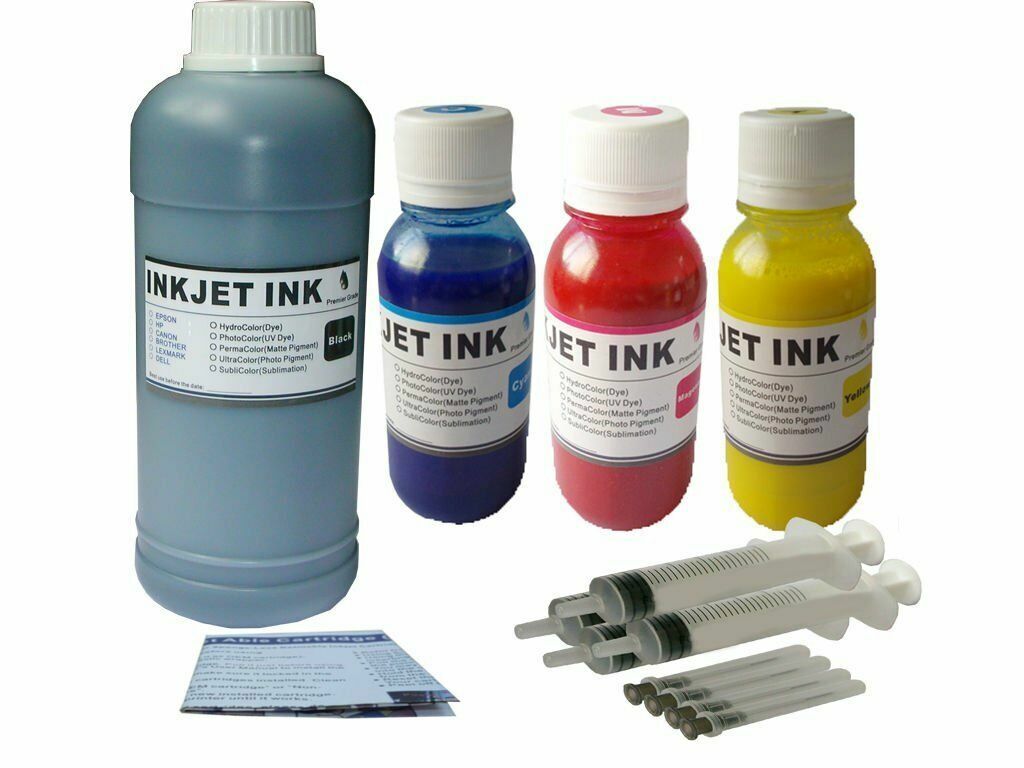 550ml ND® Pigmented Sublimation Refill Inks for All Brother 4-Color Printer 250K