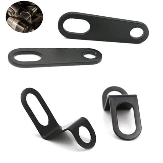 4 Pack Motorcycle Rear Turn Signal Mounting Bracket Lamp Light Relocation