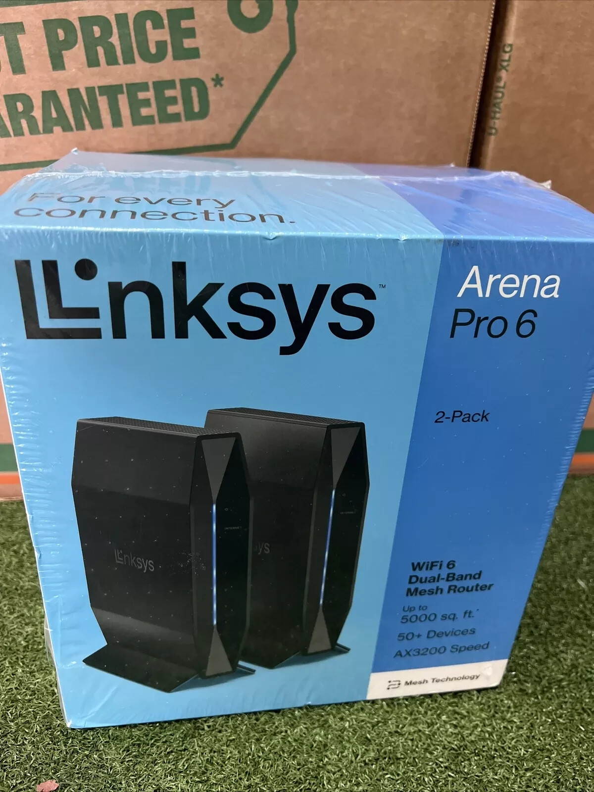 Linksys Arena Pro 6 WiFi 6 Dual Band Mesh Router 2 Pack AX3200 System E8452 NEW
