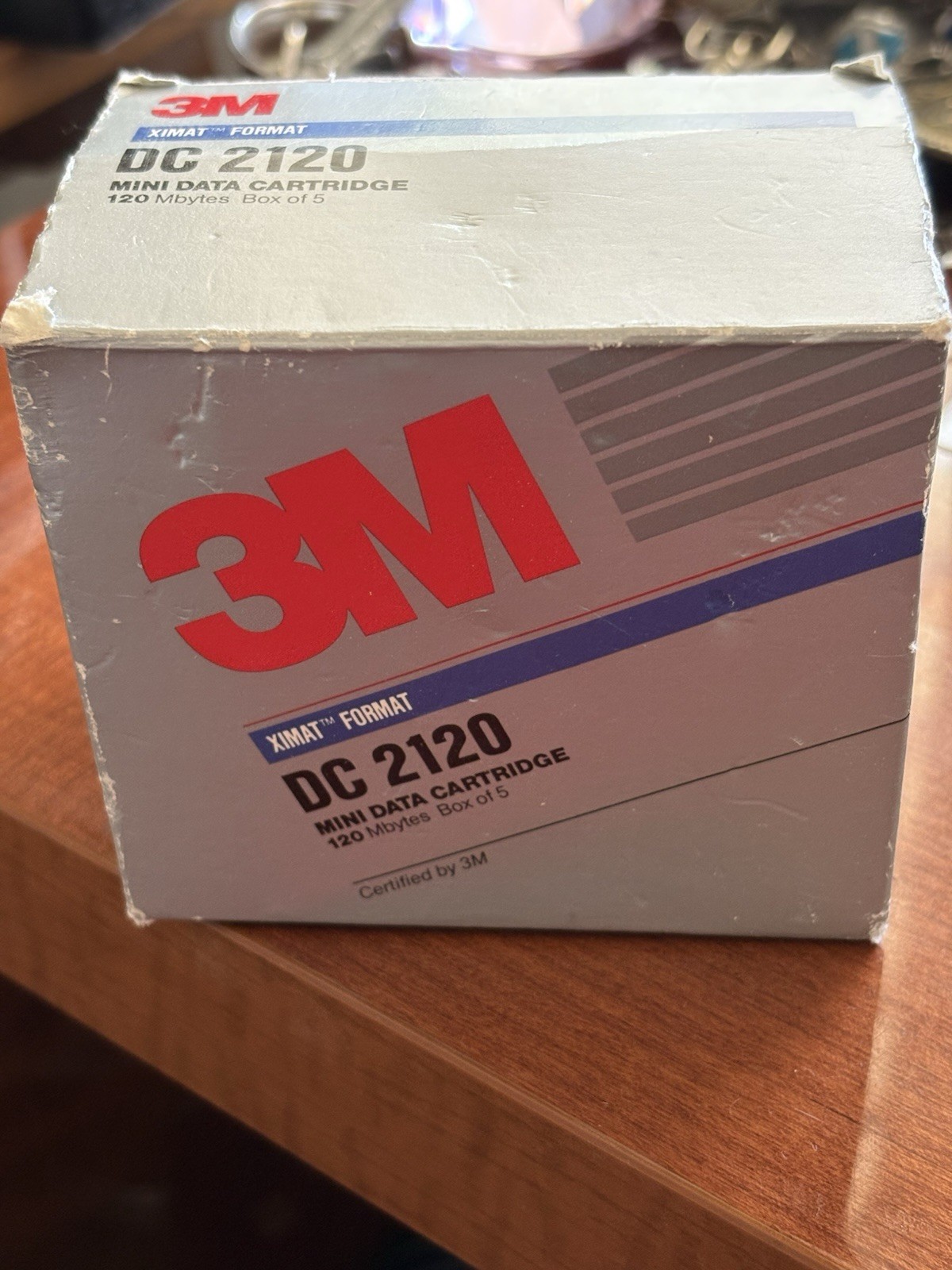 Lot of 5 x 3M DC 2120 Mini Data Cartridge 120MB Sealed Vintage Backup Tapes USA
