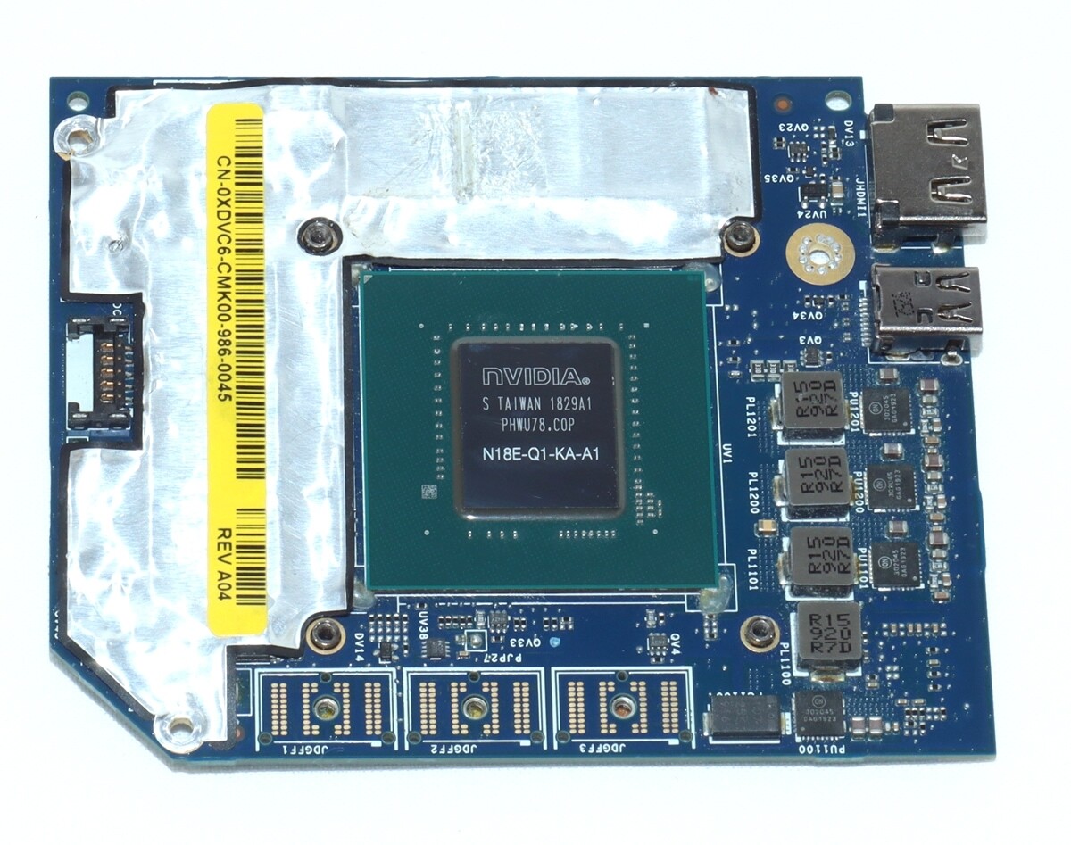 Dell XDVC6 Precision 7530 7730 nVidia Quadro P3200 6GB GDDR5 GPU N18E-Q1-KA-A1