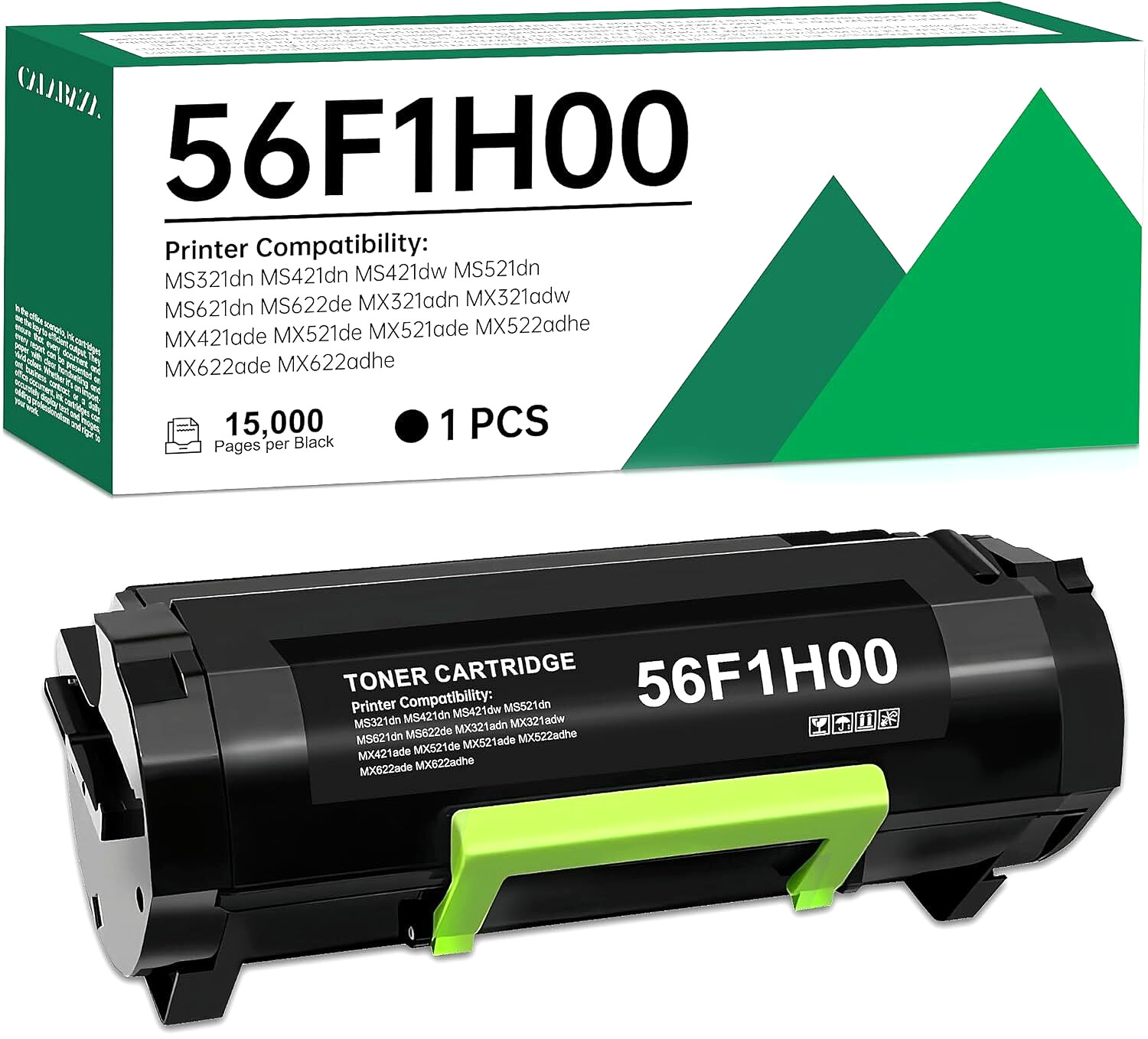 56F1H00 Black Toner Cartridge for Lexmark MS321/MS421/MS521/MS621 & MX321 Series