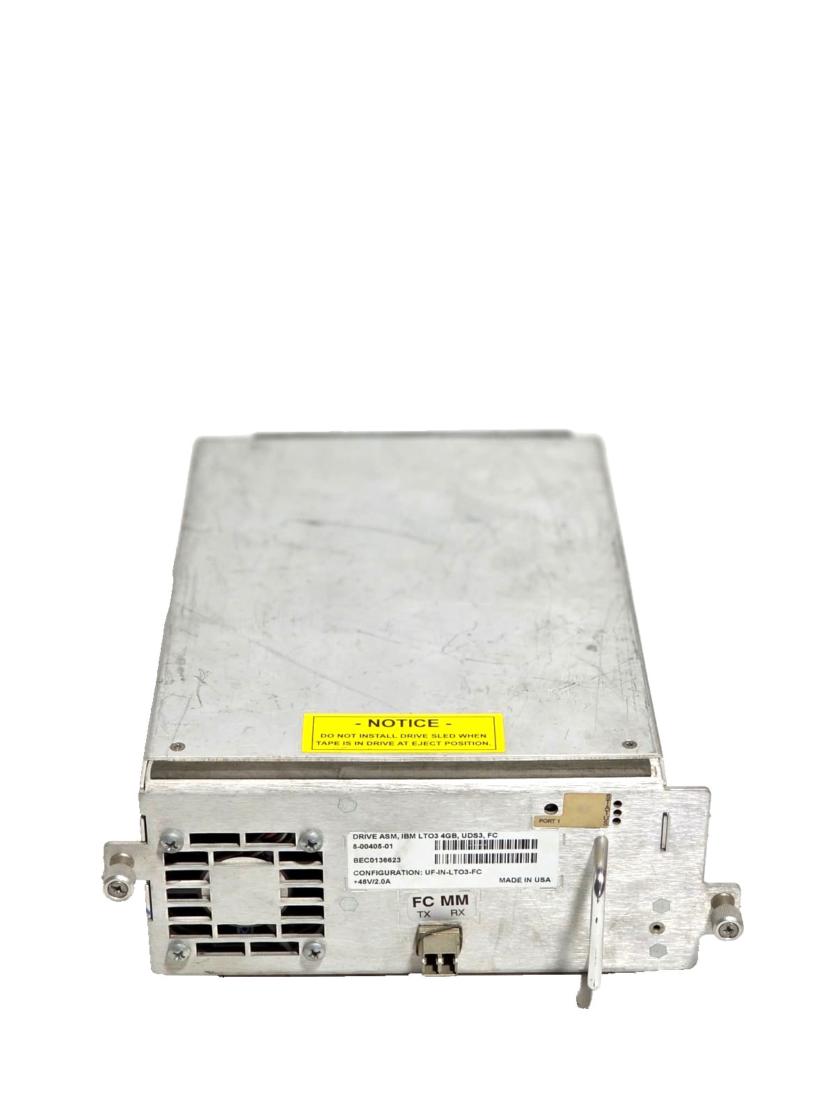 Quantum 8-00405-01 DRV ASM IBM LTO-3 UDS3 FC 4G Tape Drive