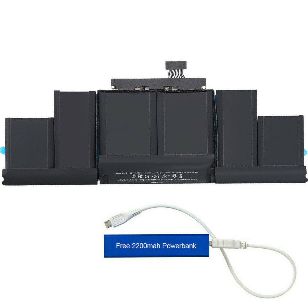 NEW A1417 REPLACEMENT BATTERY FOR MACBOOK PRO 15 A1398 MID 2015 EARLY 2013 93WHR