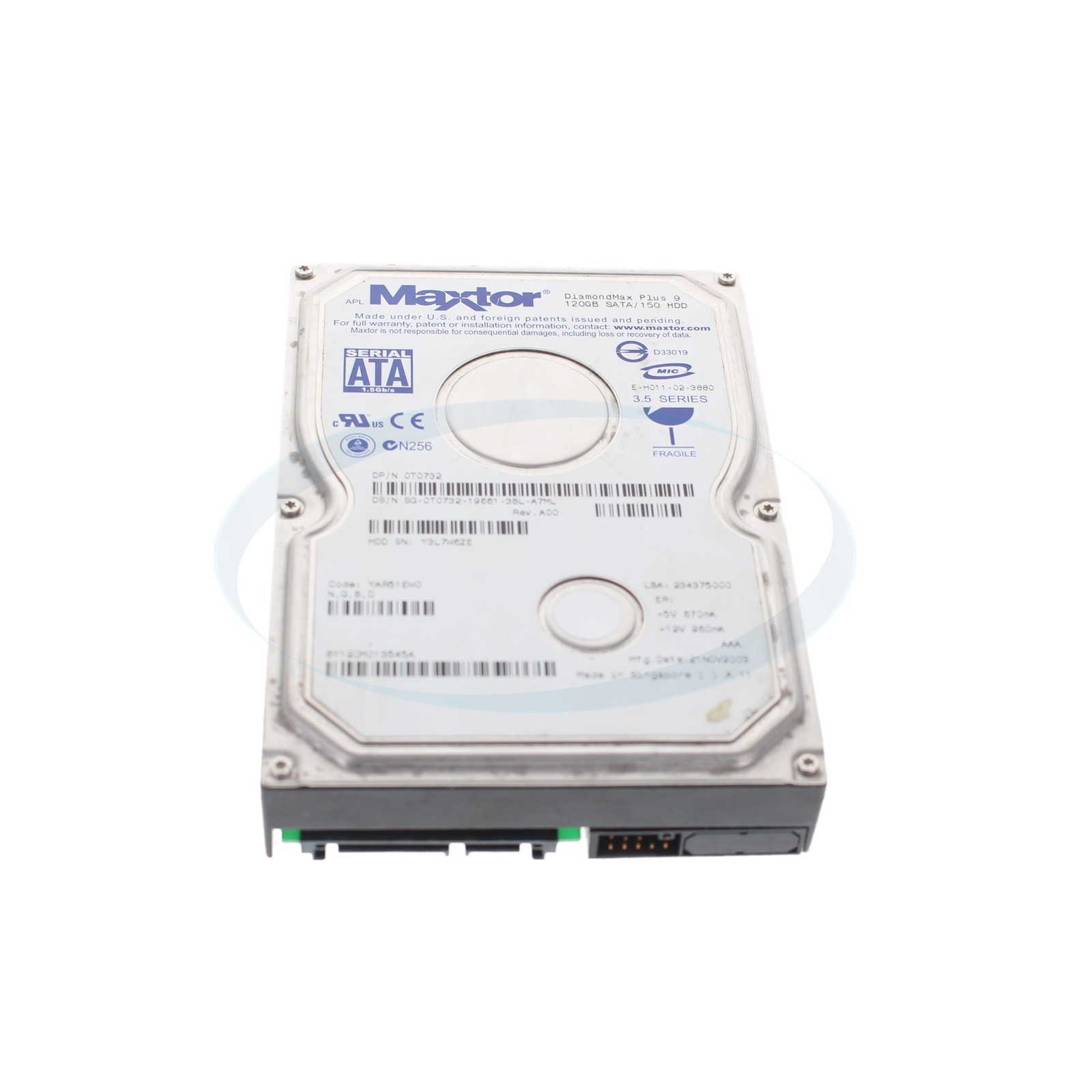 Dell T0732 120GB SATA 7200RPM 3.5" Hard Drive
