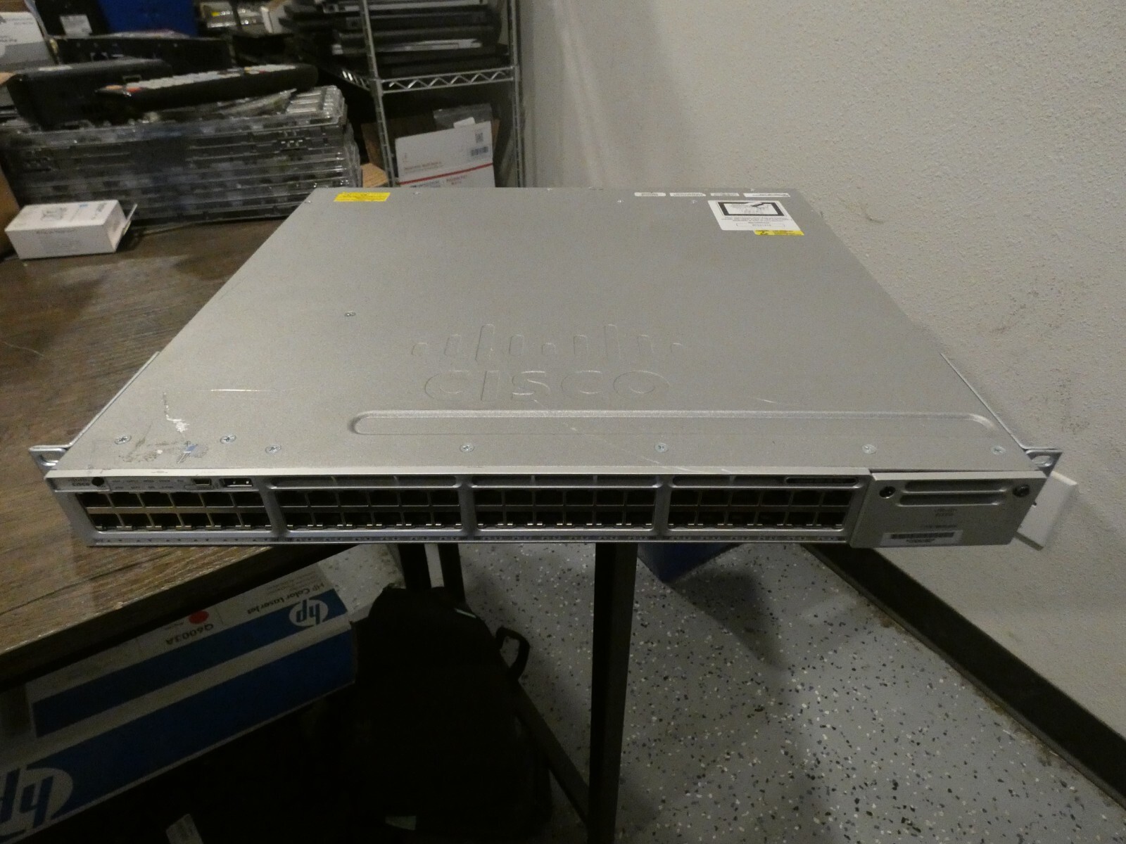 Cisco Catalyst WS-C3850-48P-S 48 Port Gigabit Switch with 1 Power Supply (PSU)