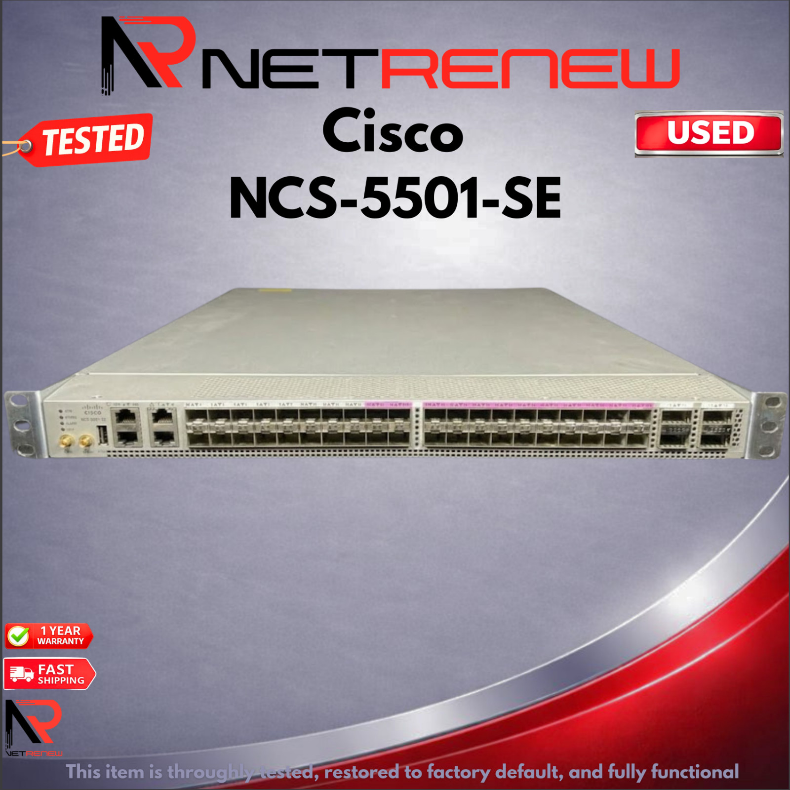Cisco NCS-5501-SE 40x 10G SFP+ & 4x 100G QSFP28 Router