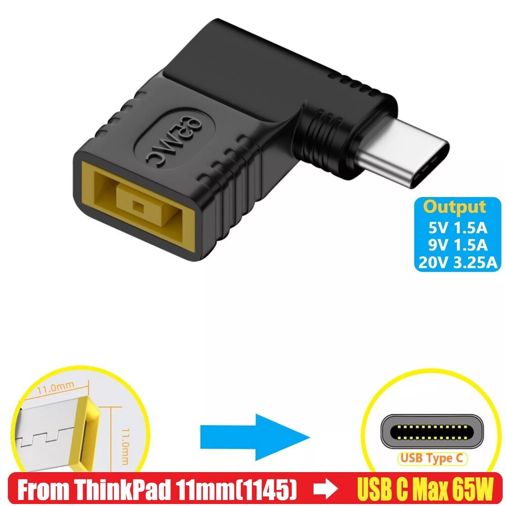 Lot Laptop Charger Converter TO USB Type C PD Power Charging Cable Adapter New