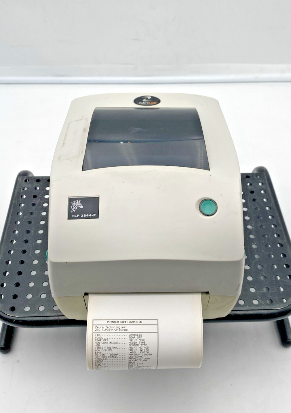 Zebra Thermal Transfer Label Printer TLP 2844 TESTED WORKS , NO P-A