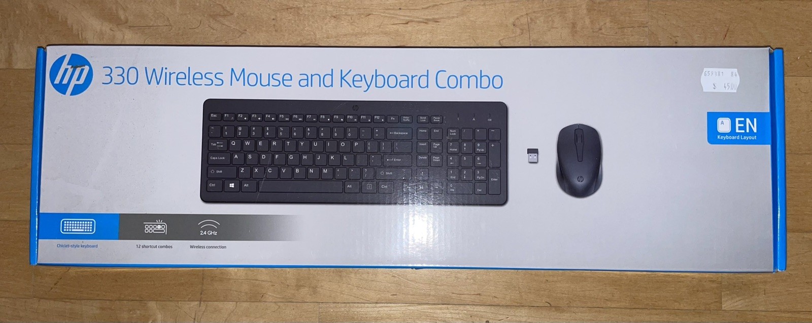 HP 330 Wireless Mouse and Keyboard Combination.