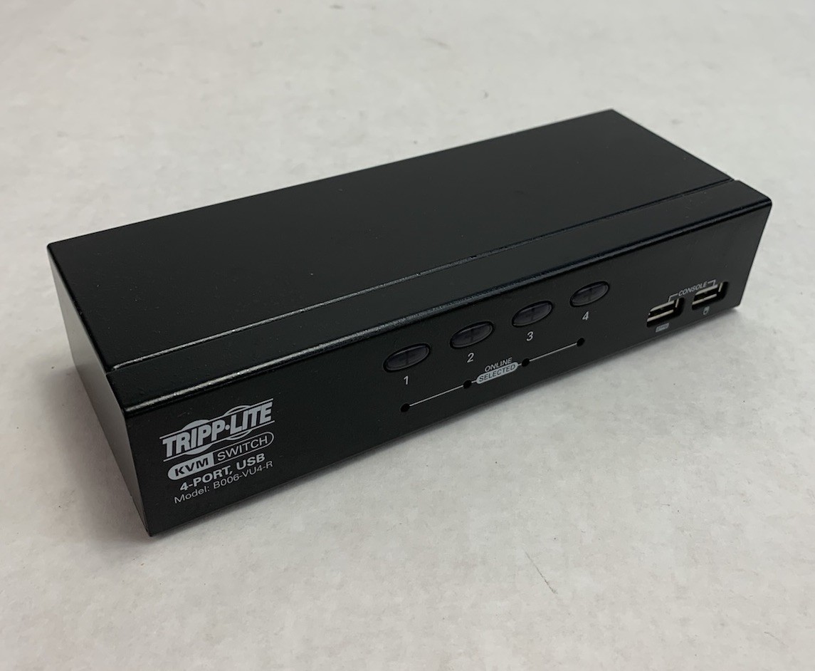 Tripp-Lite B006-VU4-R 4-Port USB KVM Switch