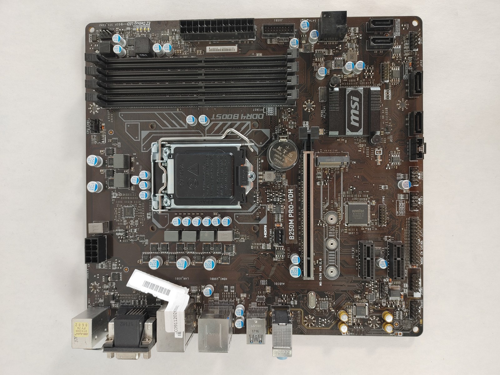 MSI B250M PRO-VDH Intel LGA 1151 DDR4 Desktop Motherboard