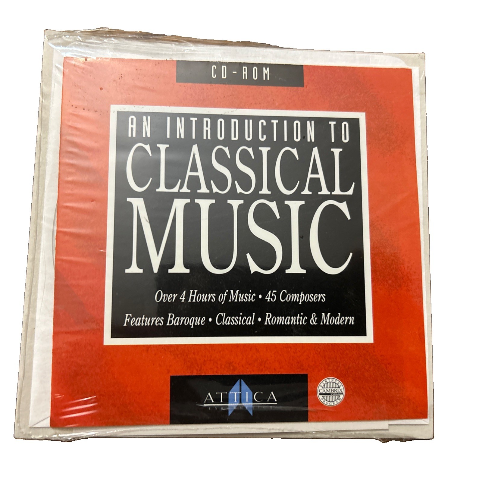 An Introduction to Classical Music : CD-ROM  Attica Cybernetics , New Sealed
