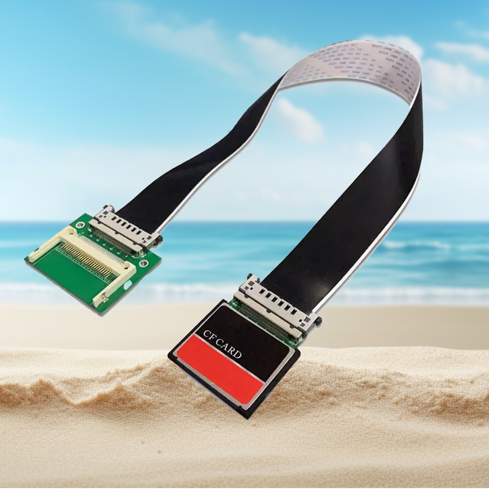 CF Card Extender 50Pin Extension Cable Adapter Compact Flash Card Extender ui