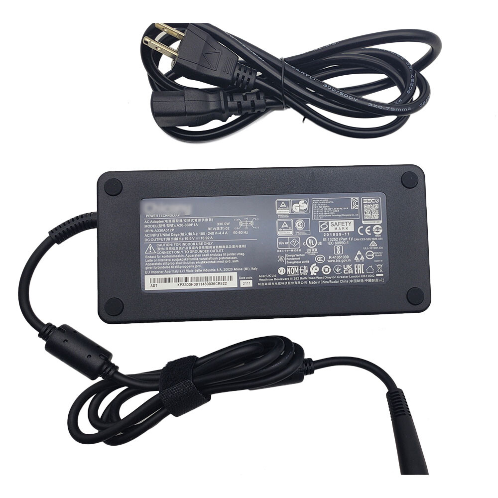 New 19.5V For Acer Nitro 5 AN515-46 Ac Adapter Charger & Power Cord 280W 330W